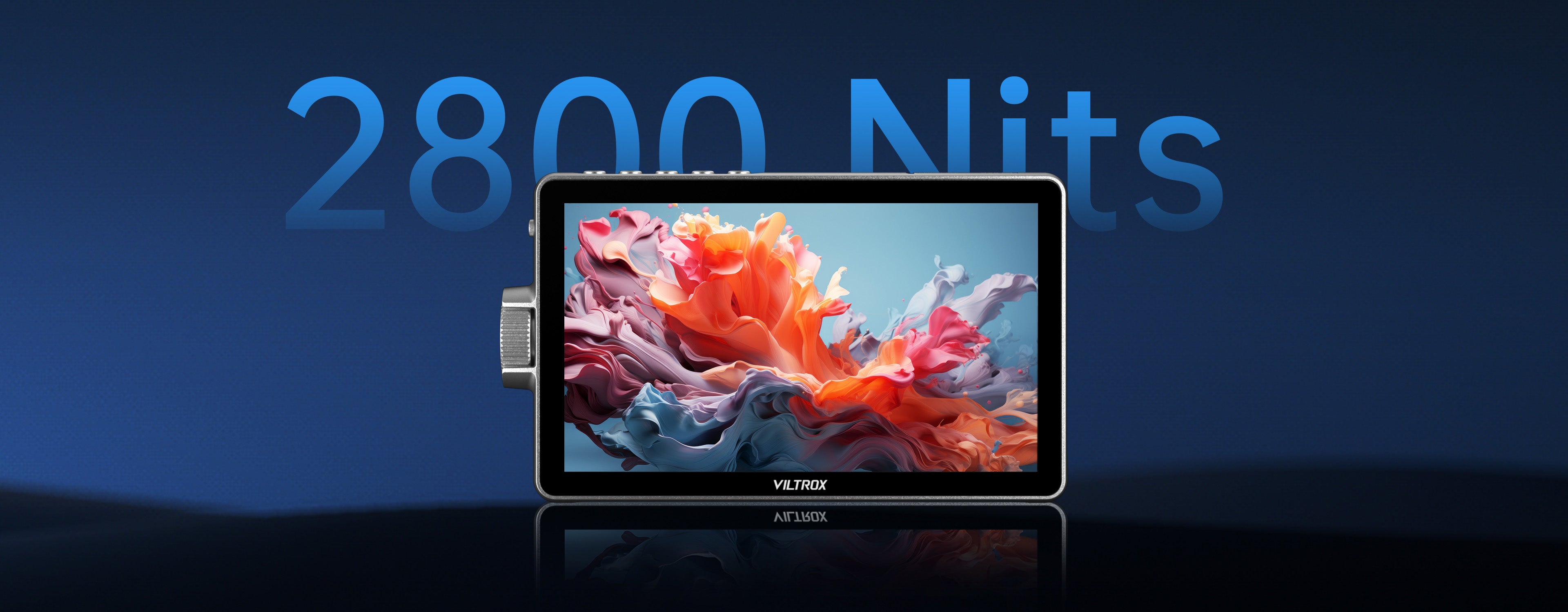 4K video camera monitor with IPS screen, 8 Bit color depth.
REC.709 international color standard.
100% ±3% sRGB wide color gamut.